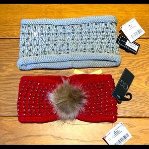 Set of Two Headband Crochet Wraps